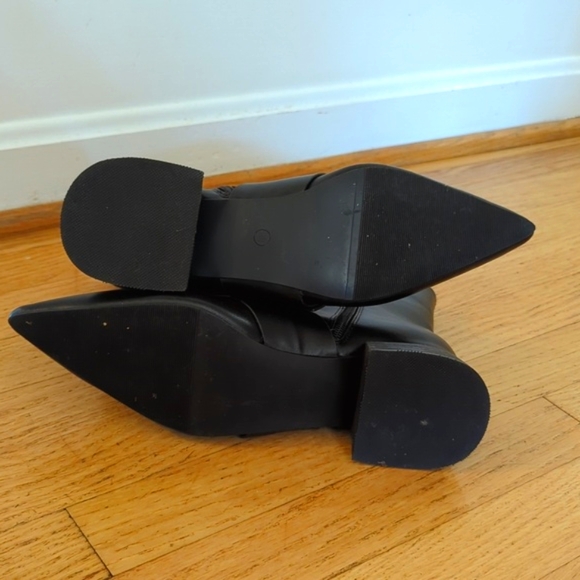 Pointed black boots 7.5 - Picture 5 of 7